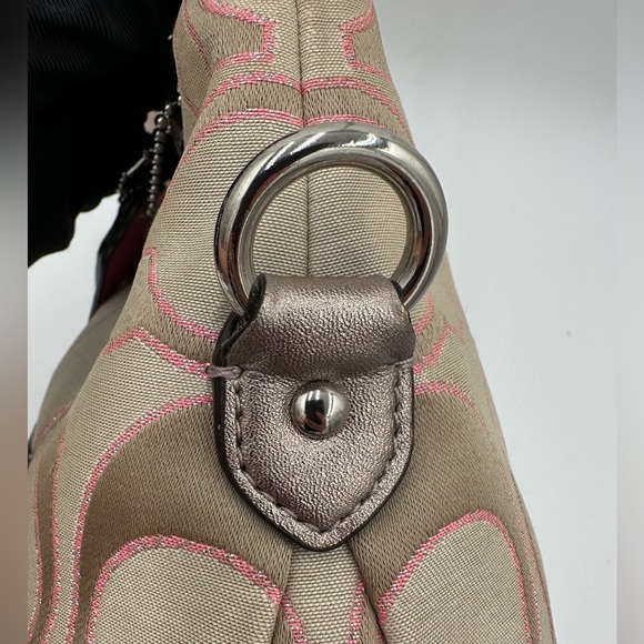 Coach Daisy Outline Signature Mia F23040 in Pink/Brown/Tan - Picture 9 of 14